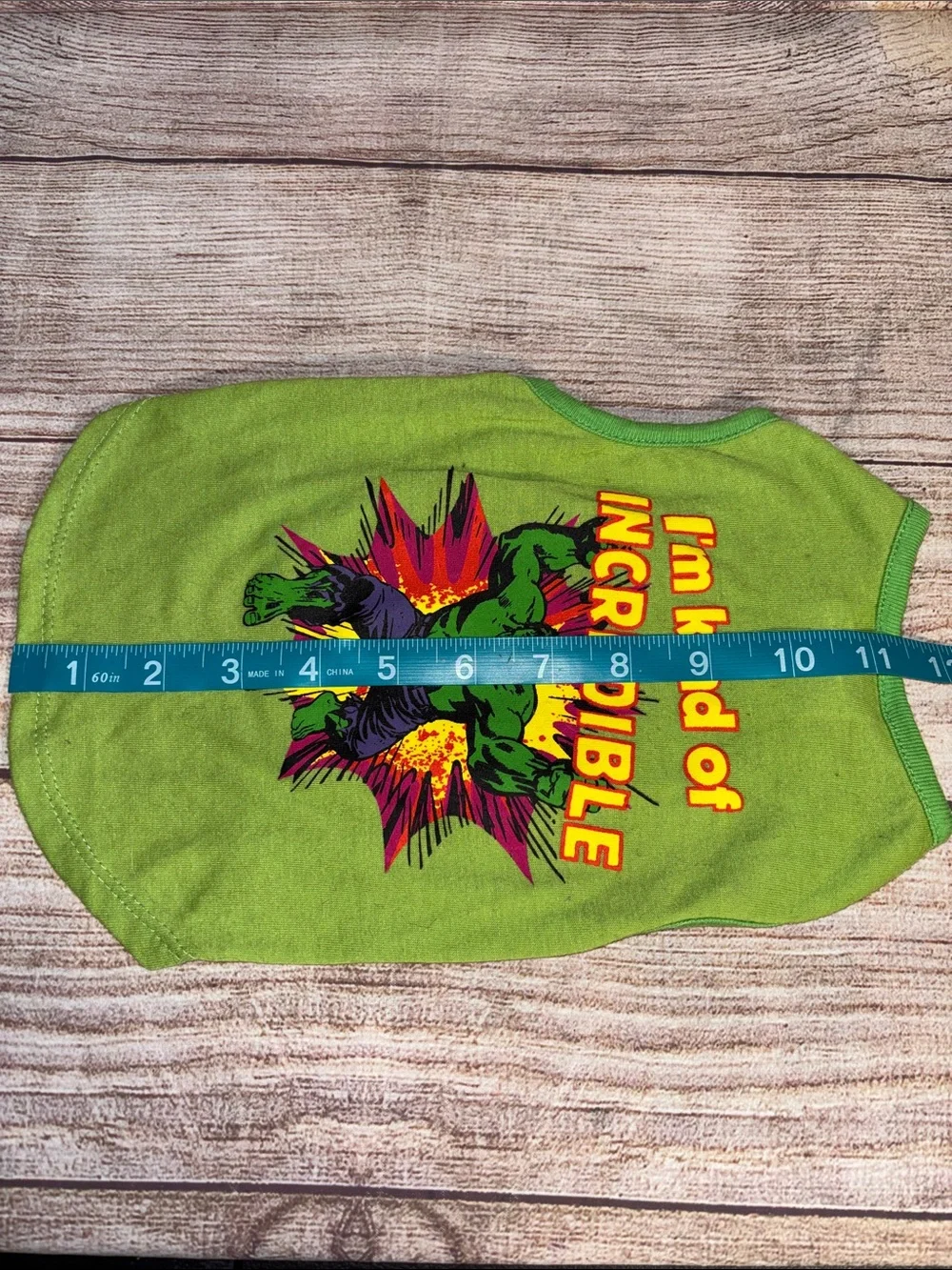 Green 'I'm Kind of Incredible' Graphic Tank